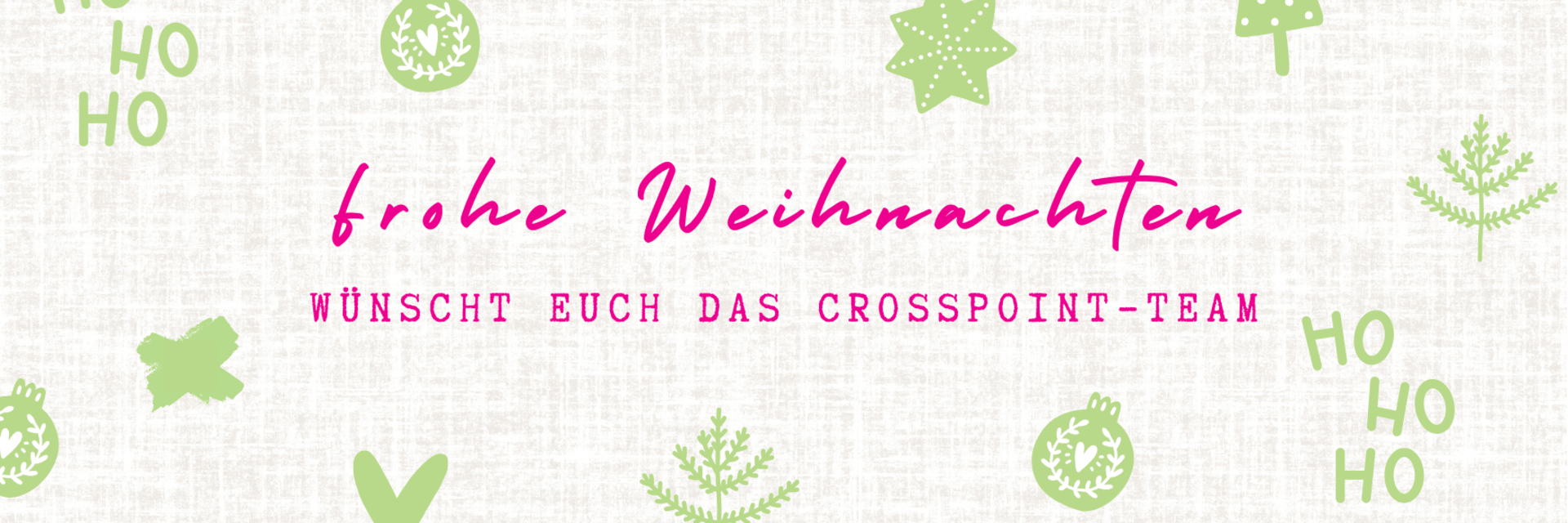 Weihnachtspostkarte von CROSSPOINT